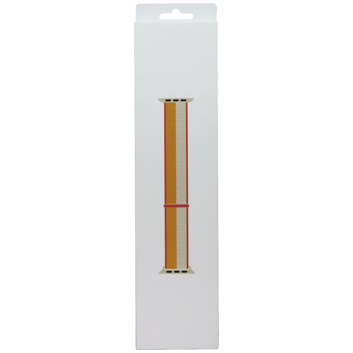 Apple Watch Sport Loop Band (45mm) - Maize/White - Regular Smart Watch Accessories - Watch Bands Apple - Simple Cell Bulk Wholesale Pricing - USA Seller