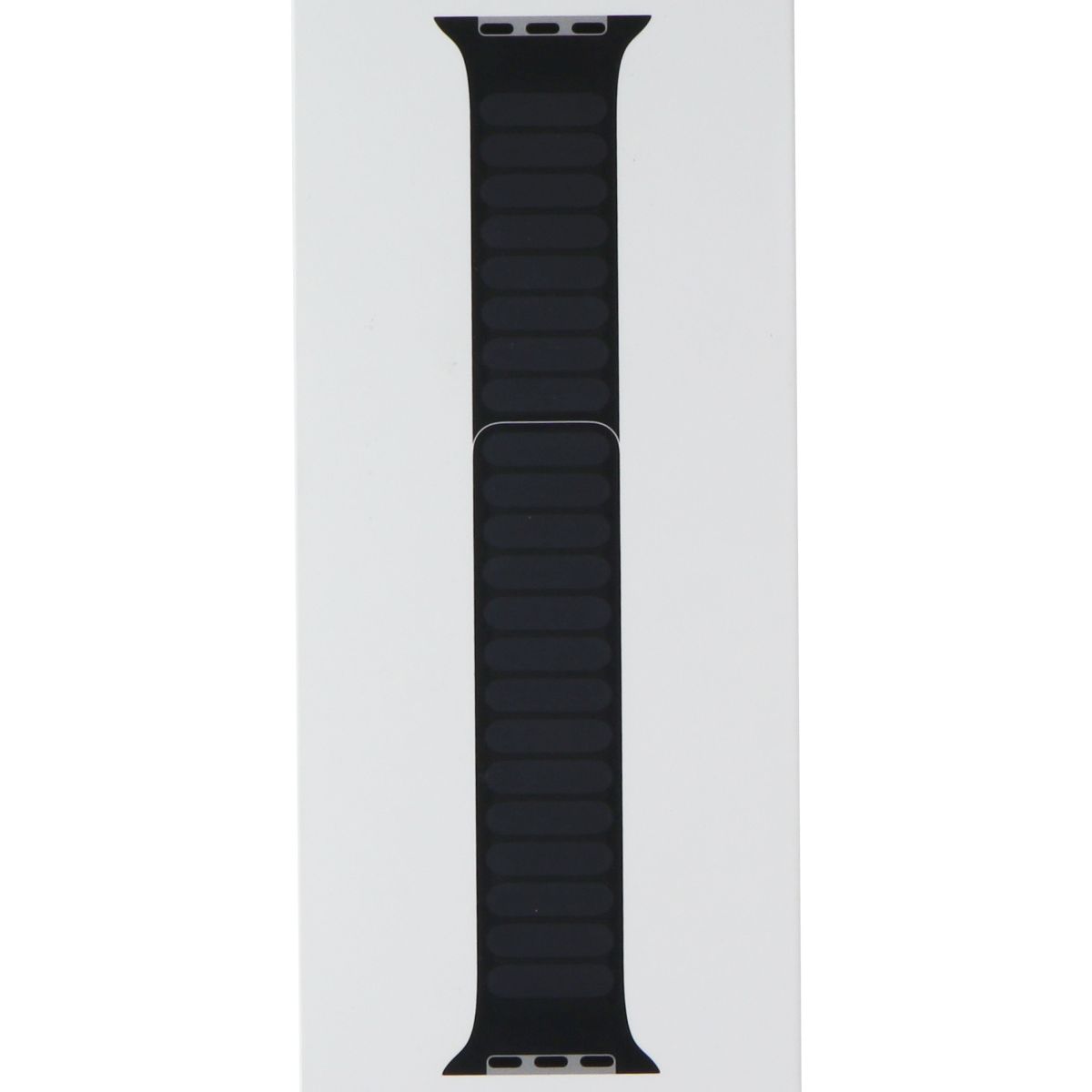 Apple (45mm) Leather Link Watch Band for 49/46/45/44mm Cases - Midnight - S/M Smart Watch Accessories - Watch Bands Apple    - Simple Cell Bulk Wholesale Pricing - USA Seller