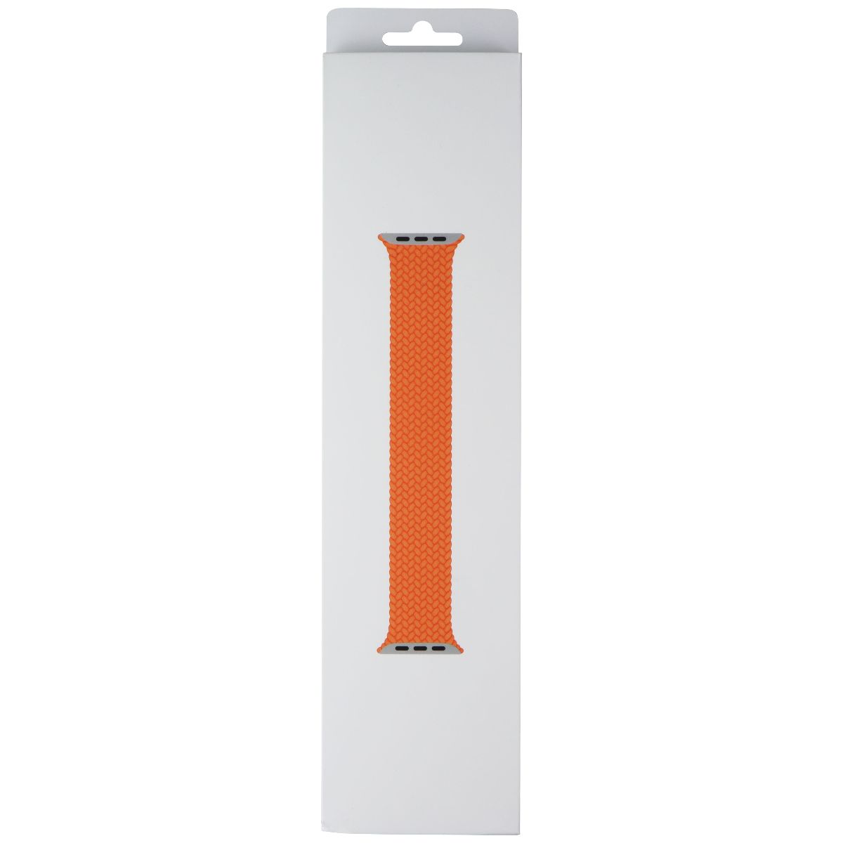 Apple 45mm Braided Solo Loop for Apple Watch 49/46/45/44mm Bright Orange Size 3 Smart Watch Accessories - Watch Bands Apple - Simple Cell Bulk Wholesale Pricing - USA Seller