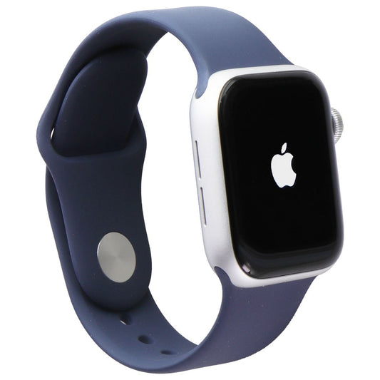 Apple Watch SE (2nd Gen) (GPS + LTE) A2726 40mm Silver Al/Storm Blue Band (S/M) Smart Watches Apple - Simple Cell Bulk Wholesale Pricing - USA Seller