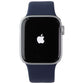 Apple Watch SE (2nd Gen) (GPS + LTE) A2726 40mm Silver Al/Storm Blue Band (S/M) Smart Watches Apple - Simple Cell Bulk Wholesale Pricing - USA Seller