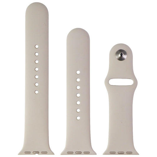 Apple (41mm) Sport Band for Apple Watch 38/40/41mm - Starlight - Full Set Smart Watch Accessories - Watch Bands Apple - Simple Cell Bulk Wholesale Pricing - USA Seller