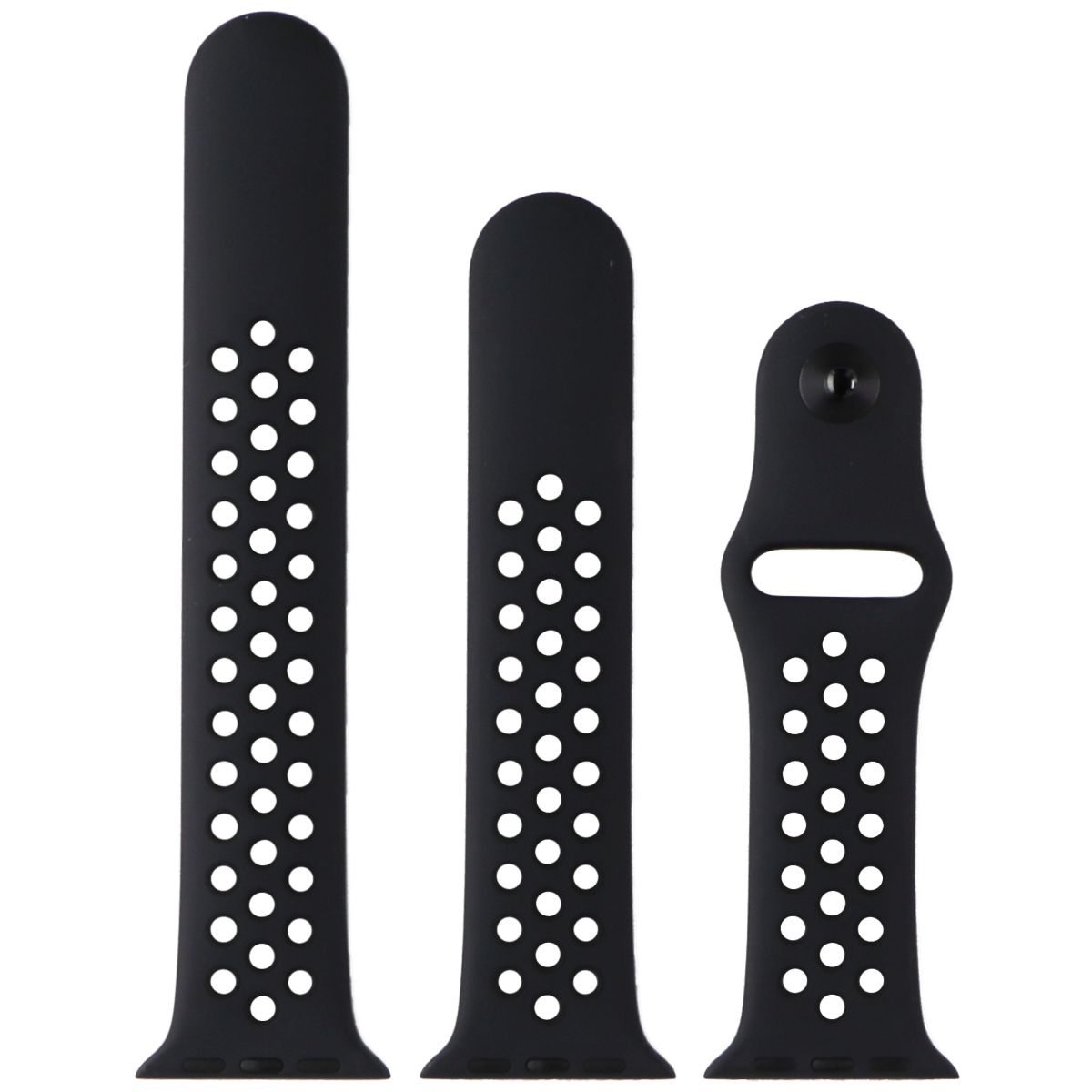 Apple 41mm Nike Sport Band for Apple Watch 38/40/41mm - Anthracite/Blk Full Set Smart Watch Accessories - Watch Bands Apple - Simple Cell Bulk Wholesale Pricing - USA Seller