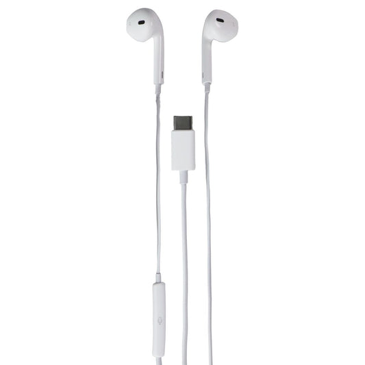Apple Genuine Wired USB-C EarPods Headphones - White (A3046) Portable Audio - Headphones Apple - Simple Cell Bulk Wholesale Pricing - USA Seller