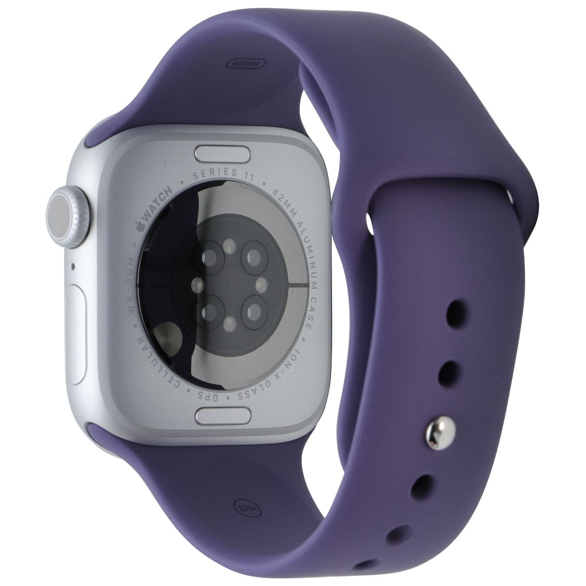 Apple Watch Series 11 (42mm) GPS + Cellular (A3335) Silver AL/Purple Fog SB S/M