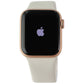 Apple Watch SE (A2353) GPS + Cellular 40mm - Gold Aluminum/Starlight Sp Band Smart Watches Apple - Simple Cell Bulk Wholesale Pricing - USA Seller