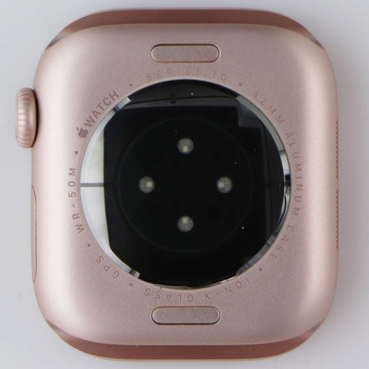 Repair Part OEM Apple Watch 10 (42mm) WiFi Frame with Backglass - Rose Gold Smart Watches Apple - Simple Cell Bulk Wholesale Pricing - USA Seller
