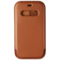 Apple Official Leather Sleeve for MagSafe for iPhone 12 Pro Max - Saddle Brown