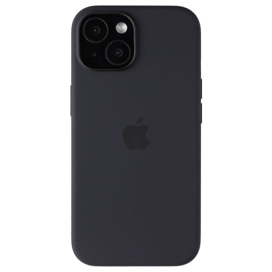 Apple Official Silicone Case for MagSafe for iPhone 15 - Black