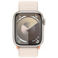 Apple Watch Series 9 (GPS+LTE) A2982 - 41mm Starlight Al/Starlight Sport Loop Smart Watches Apple - Simple Cell Bulk Wholesale Pricing - USA Seller