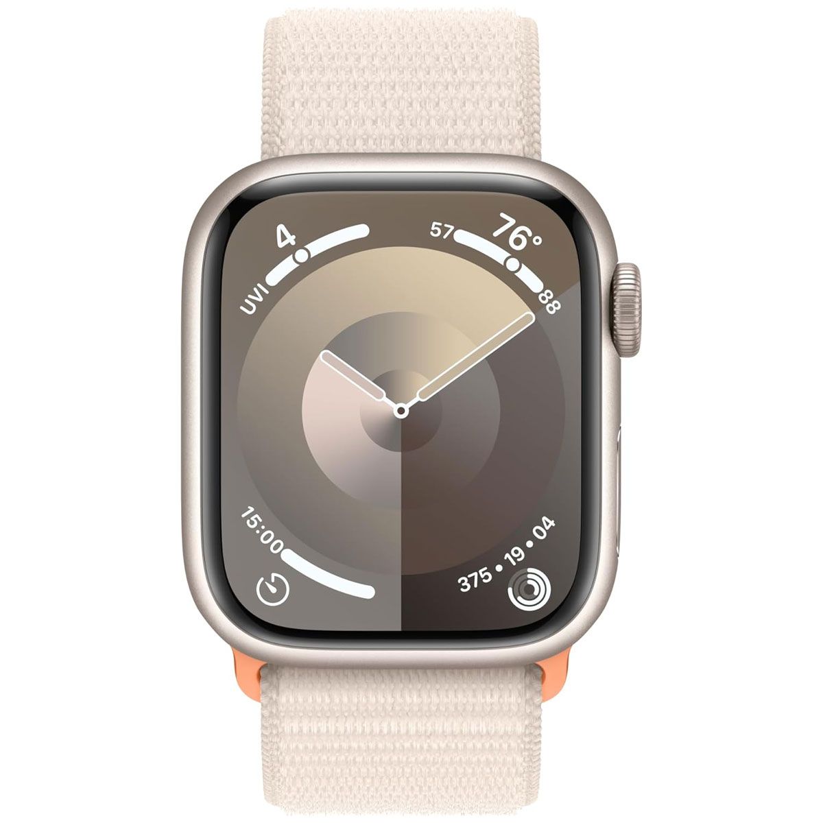 Apple Watch Series 9 (GPS+LTE) A2982 - 41mm Starlight Al/Starlight Sport Loop Smart Watches Apple - Simple Cell Bulk Wholesale Pricing - USA Seller