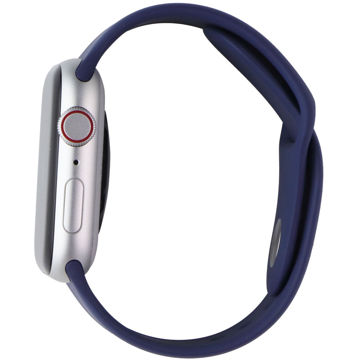 Apple Watch SE (2nd Gen) GPS + LTE (A2727) 44mm - Silver AL/Denim Sp Band (S/M) Smart Watches Apple - Simple Cell Bulk Wholesale Pricing - USA Seller