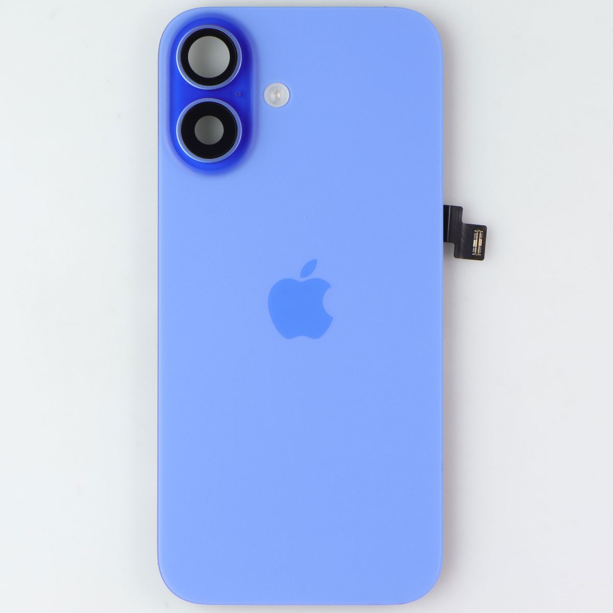 Repair Part - Genuine Back Glass OEM w/ MagSafe Pull from iPhone 16 Ultramarine Cell Phone - Replacement Parts & Tools Apple - Simple Cell Bulk Wholesale Pricing - USA Seller