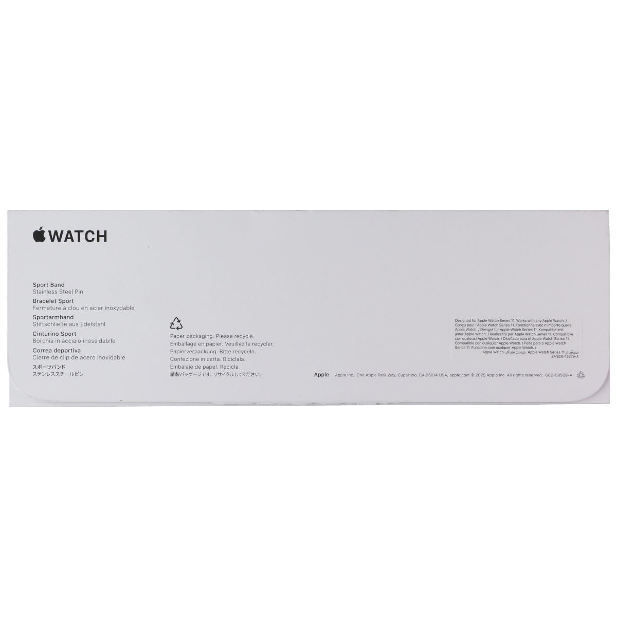 Apple Official Sport Band for Apple Watch Series 1-11 (46mm) - Purple Fog - M/L