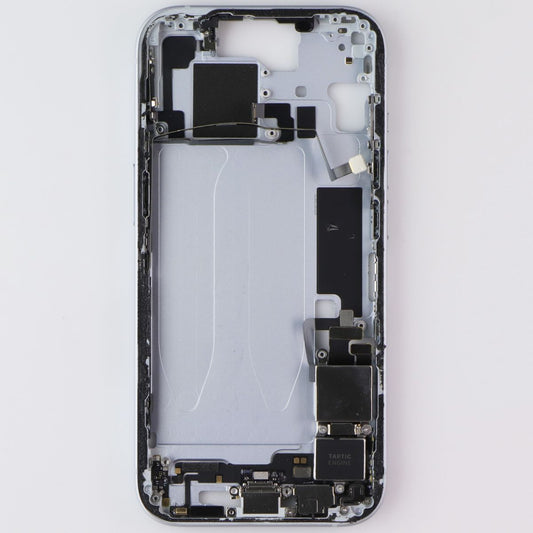 Repair Part - Mid Frame w/Small Parts for Apple iPhone 15 (Blue) *NO VOLUME FLEX Cell Phone - Replacement Parts & Tools Apple - Simple Cell Bulk Wholesale Pricing - USA Seller