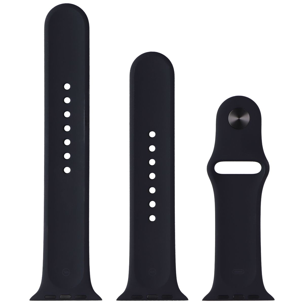 Apple 45mm Sport Band for Apple Watch 42/44/45mm - Midnight - Regular/Full Set Smart Watch Accessories - Watch Bands Apple - Simple Cell Bulk Wholesale Pricing - USA Seller