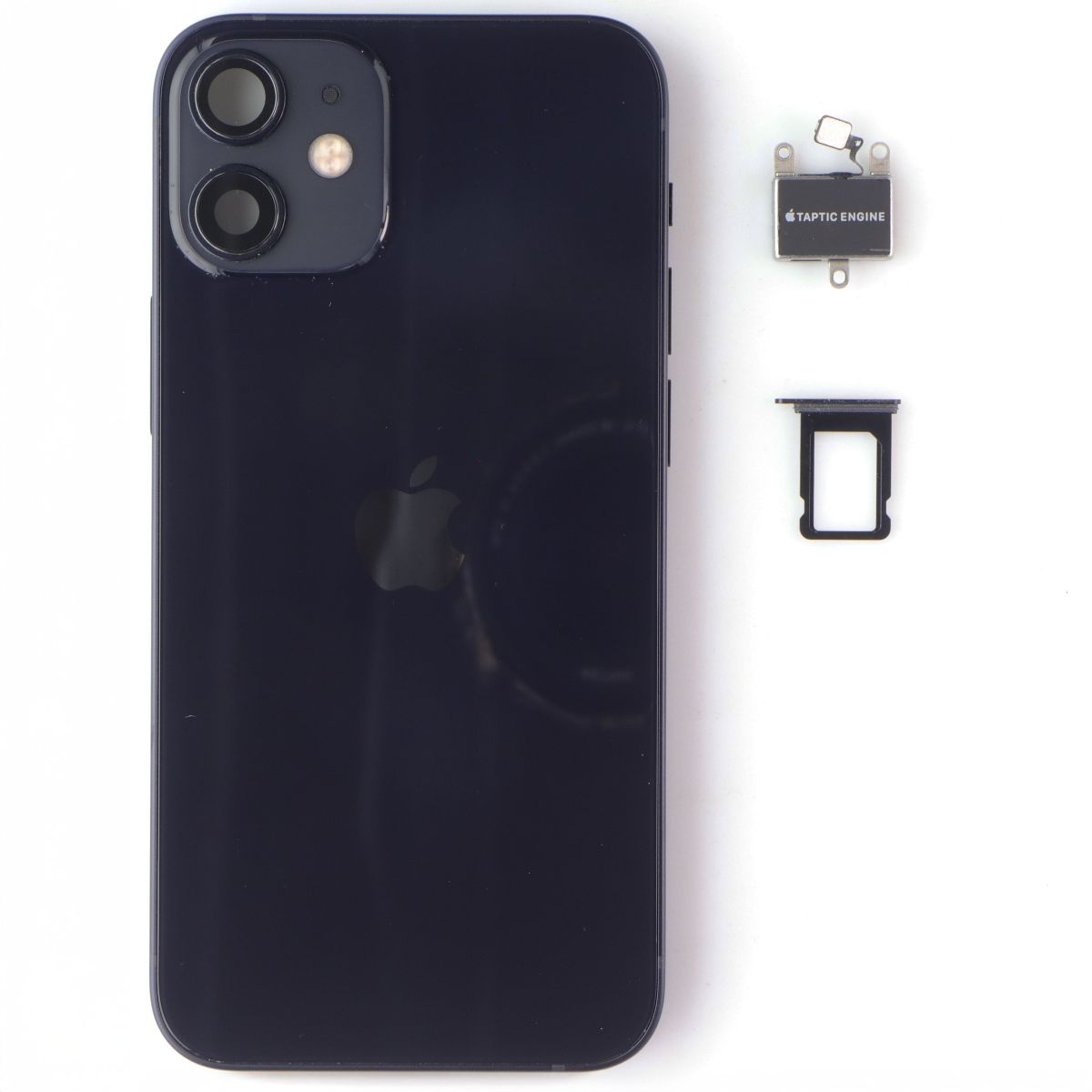 Repair Part OEM Pull Frame with Small Parts for Apple iPhone 12 Mini - Black Cell Phone - Replacement Parts & Tools Apple - Simple Cell Bulk Wholesale Pricing - USA Seller