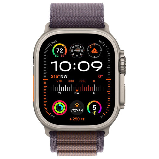 Apple Watch Ultra 2 (GPS + LTE) A2986 49mm - Titanium / Indigo Trail Loop (M) Smart Watches Apple - Simple Cell Bulk Wholesale Pricing - USA Seller