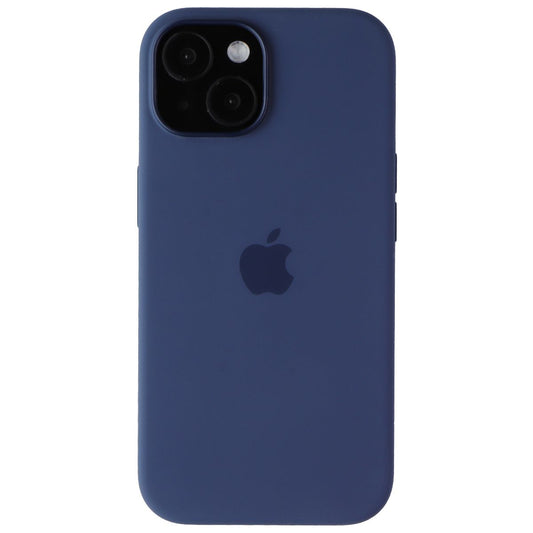 Apple Official Silicone Case for MagSafe for iPhone 15 - Storm Blue