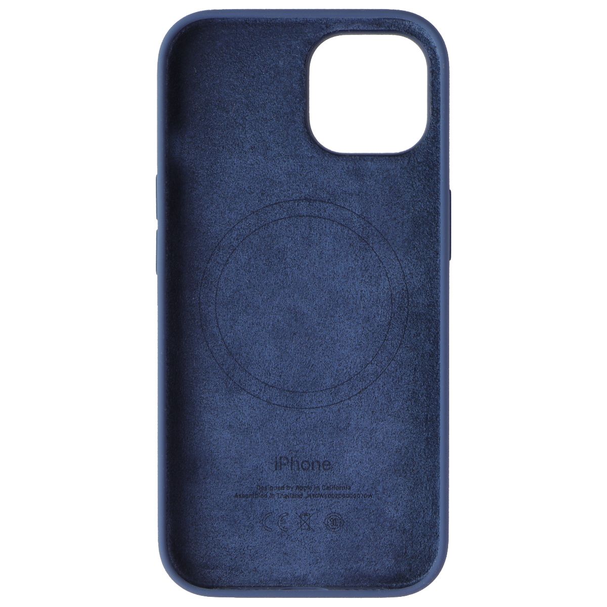Apple Official Silicone Case for MagSafe for iPhone 15 - Storm Blue Cell Phone - Cases, Covers & Skins Apple - Simple Cell Bulk Wholesale Pricing - USA Seller