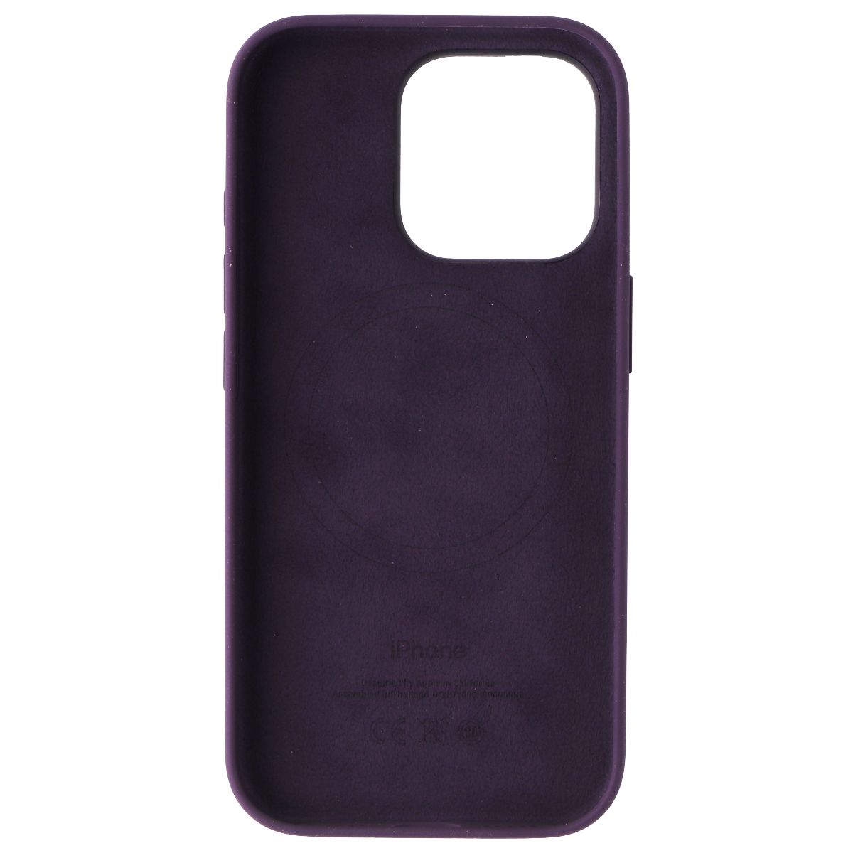 Apple Silicone Case for MagSafe for Apple iPhone 16 Pro - Plum Cell Phone - Cases, Covers & Skins Apple - Simple Cell Bulk Wholesale Pricing - USA Seller