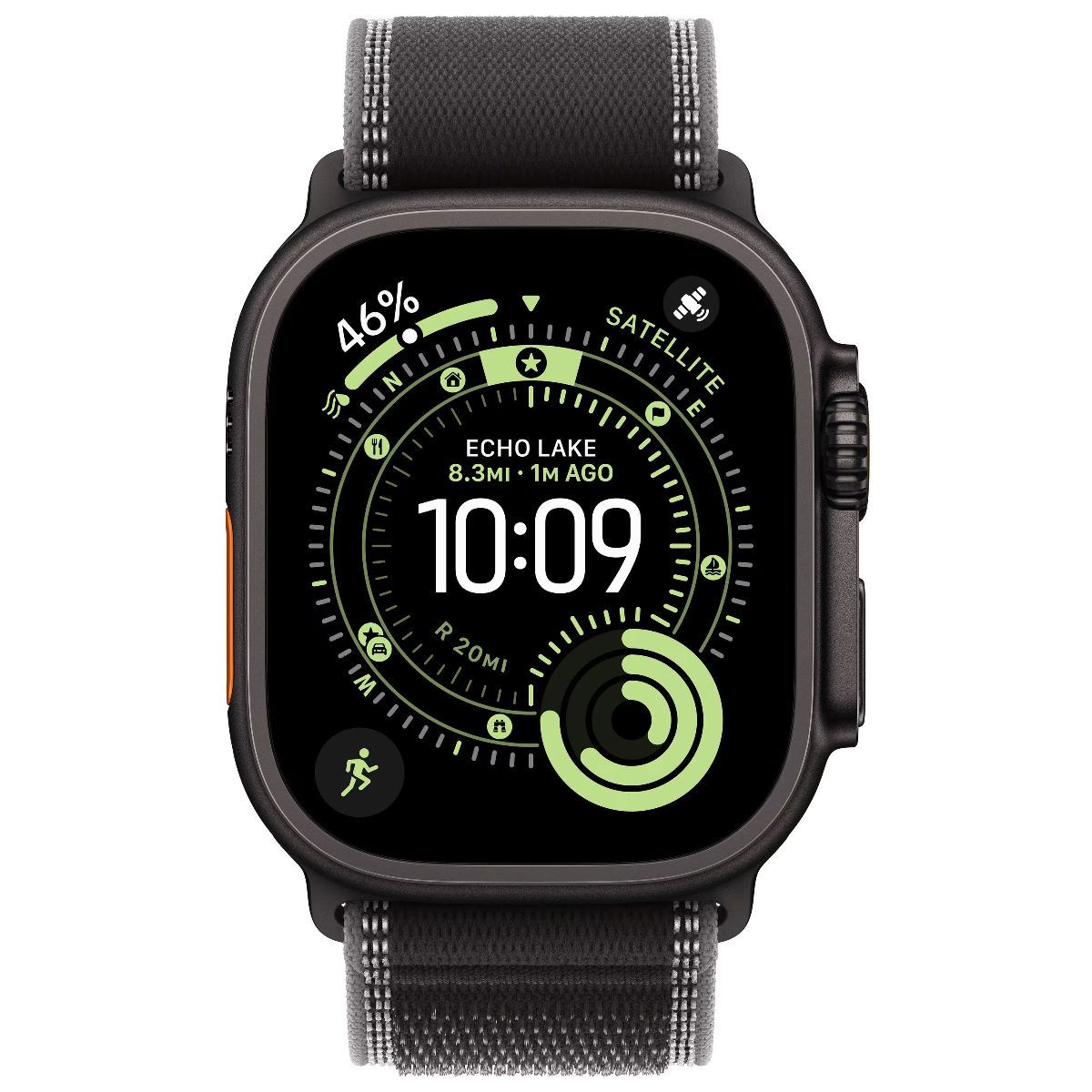 Apple Watch Ultra 3 (GPS + Cellular) A3281 49mm - Black Ti/Charcoal Trail Lp S/M Smart Watches Apple - Simple Cell Bulk Wholesale Pricing - USA Seller