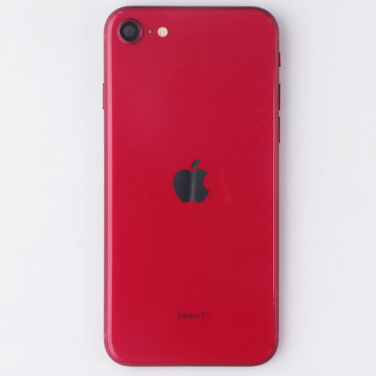 Repair Part - Back Glass + Housing OEM Pull for iPhone SE (2nd Gen) - Red