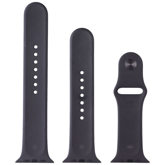 Apple 46mm Sport Band for Apple Watch 45-46mm - Black - Regular/Full Set
