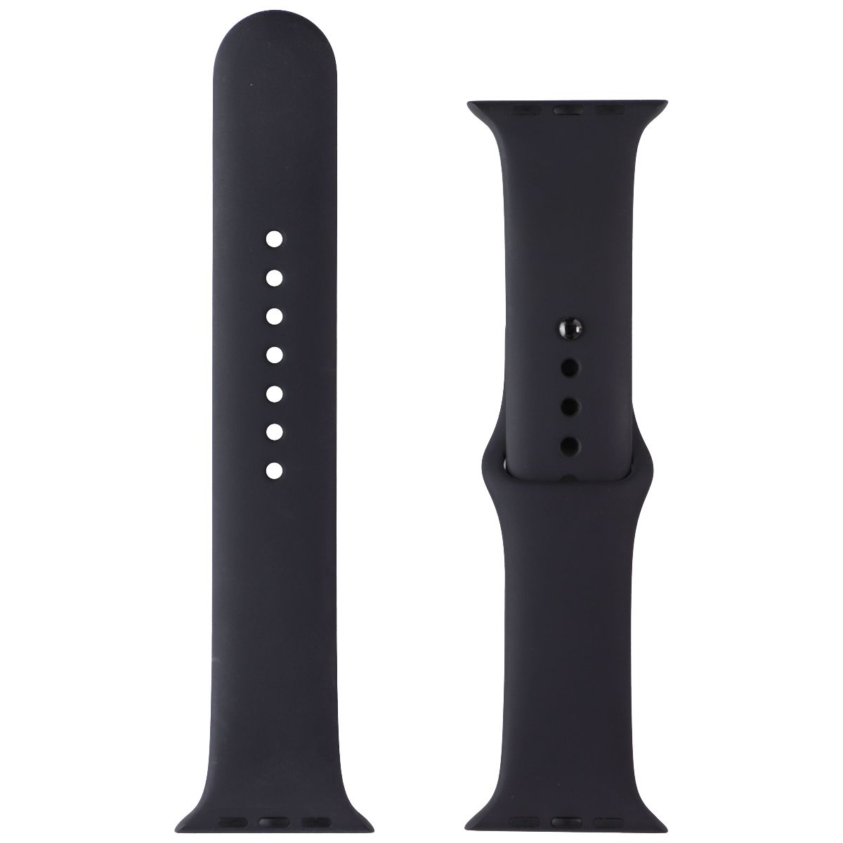 Apple 46mm Sport Band for Apple Watch 45-46mm - Black - Regular/Full Set Smart Watch Accessories - Watch Bands Apple - Simple Cell Bulk Wholesale Pricing - USA Seller