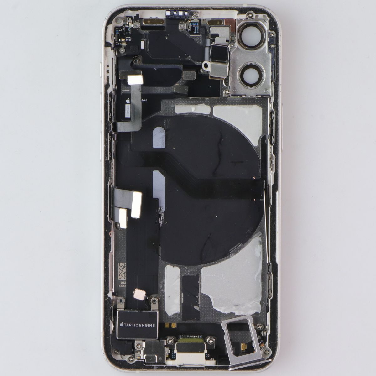 Repair Part OEM Pull Frame with Small Parts for Apple iPhone 12 Mini - White Cell Phone - Replacement Parts & Tools Apple - Simple Cell Bulk Wholesale Pricing - USA Seller