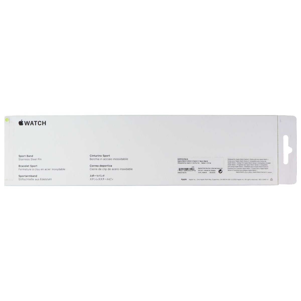 Apple (40mm) Sport Band for Apple Watch Series 38/40/41mm - Vitamin C/Full Set Smart Watch Accessories - Watch Bands Apple - Simple Cell Bulk Wholesale Pricing - USA Seller