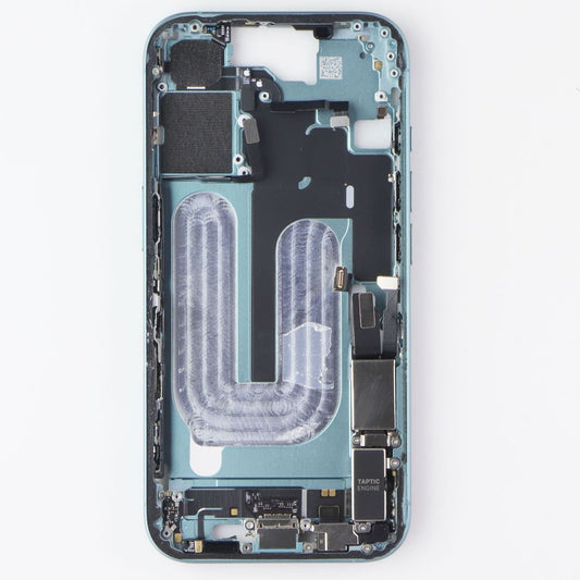 Repair Part - Genuine Housing Frame OEM Pull from iPhone 16 - Teal Cell Phone - Replacement Parts & Tools Apple - Simple Cell Bulk Wholesale Pricing - USA Seller