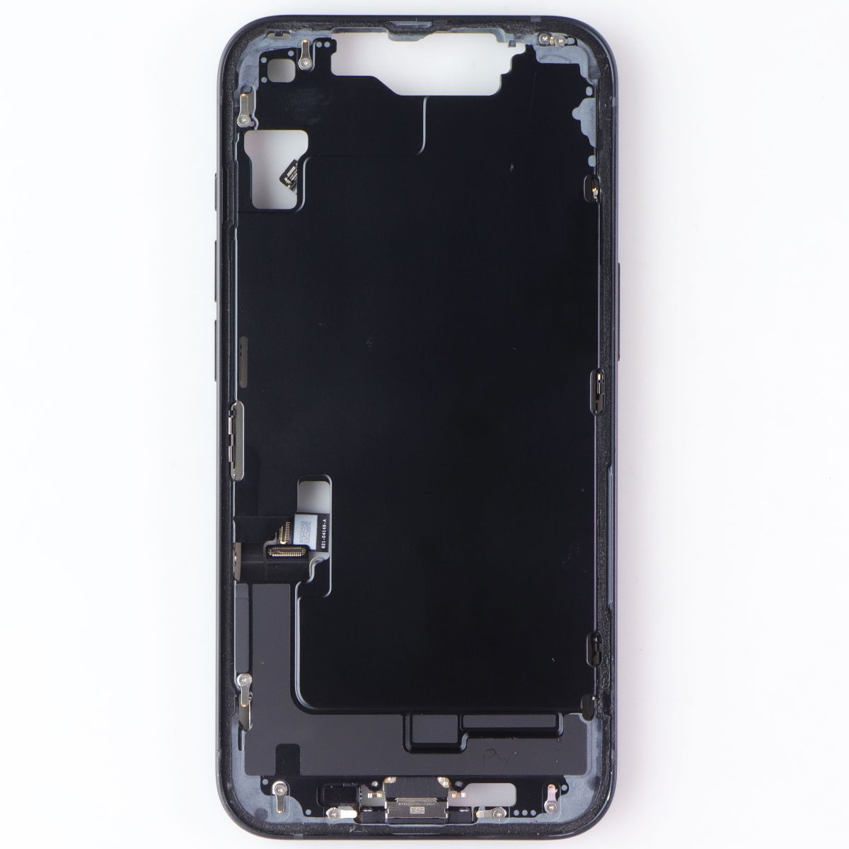 Repair Part - Genuine Housing Mid Frame OEM Pull from Apple iPhone 16E - Black Cell Phone - Replacement Parts & Tools Apple - Simple Cell Bulk Wholesale Pricing - USA Seller