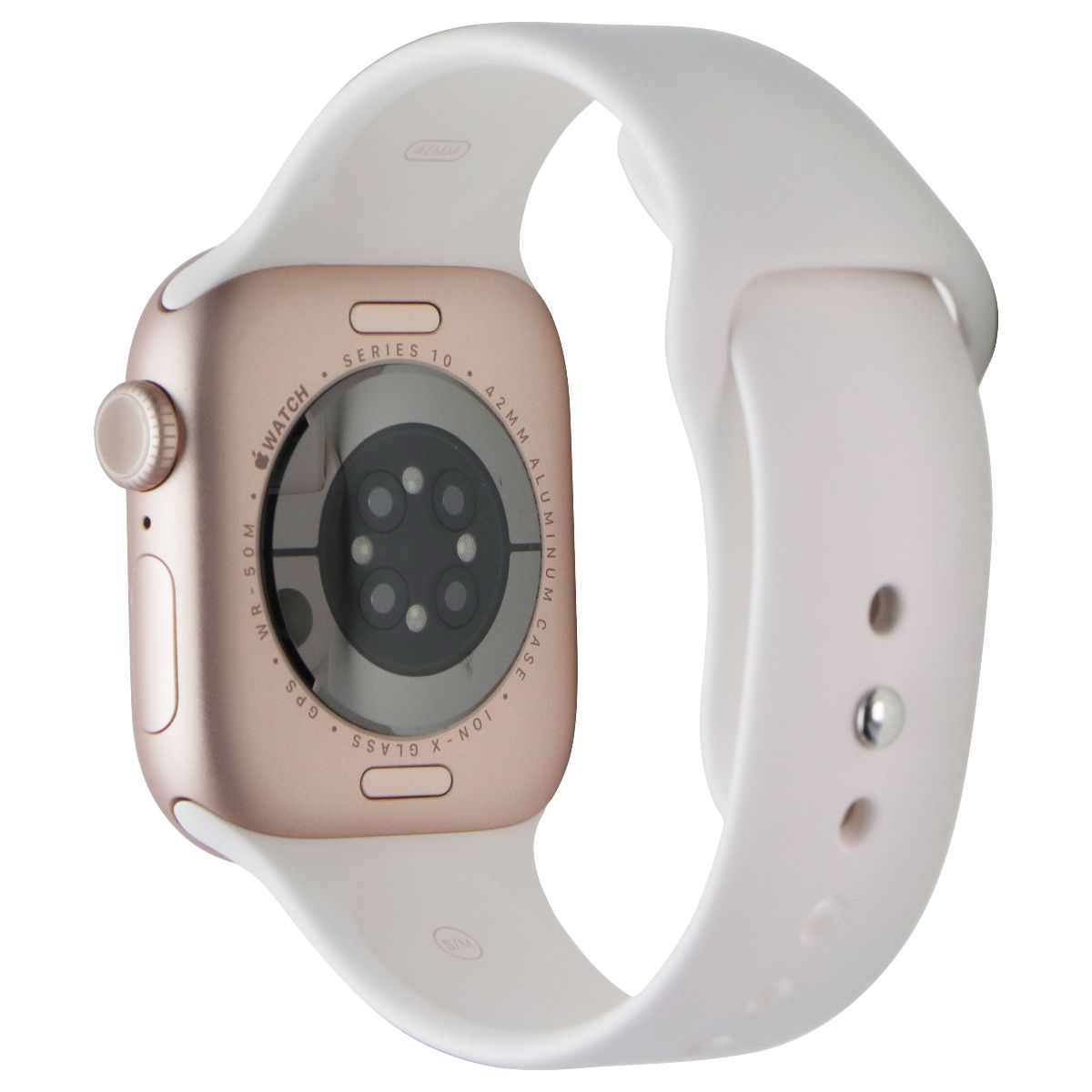 Apple Watch Series 10 (GPS ONLY, 42mm) - Rose Gold AL/Blush Sp Band S/M - A2997