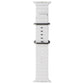 Apple Watch Band - Ocean Band (49mm) One Size - White - For Apple Watch Ultra Smart Watch Accessories - Watch Bands Apple - Simple Cell Bulk Wholesale Pricing - USA Seller