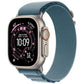 Apple Watch Ultra 3 (GPS + Cellular) A3281 49mm - Natural Titanium/Blue Alp Lp M