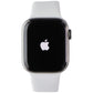 Apple Watch Series 7 (GPS + LTE) A2475 (41mm) Titanium / White Sp Band Smart Watches Apple    - Simple Cell Bulk Wholesale Pricing - USA Seller