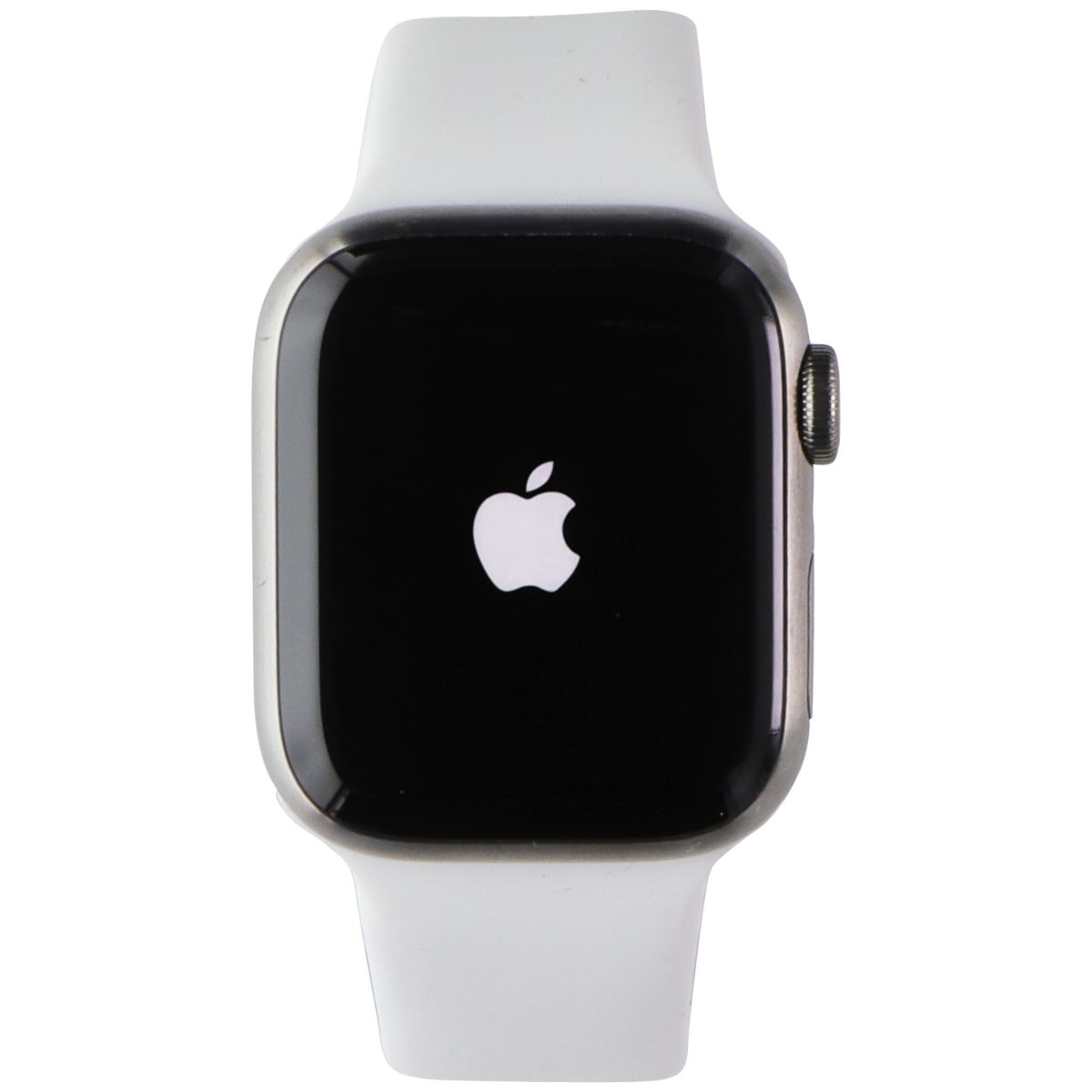 Apple Watch Series 7 (GPS + LTE) A2475 (41mm) Titanium / White Sp Band Smart Watches Apple    - Simple Cell Bulk Wholesale Pricing - USA Seller