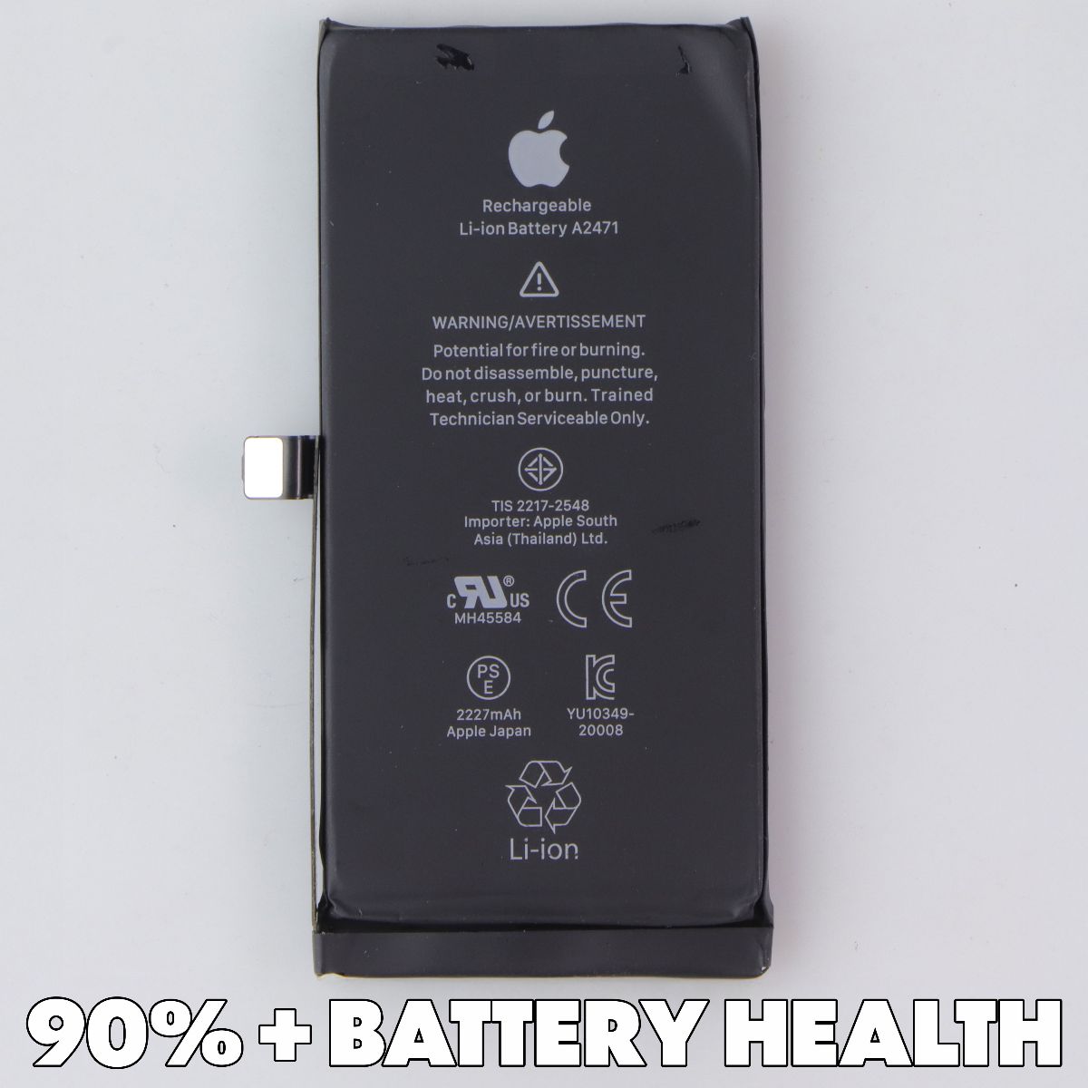 Repair Part - OEM Pull Battery (Above 90% Health) for iPhone 12 Mini Cell Phone - Replacement Parts & Tools Apple - Simple Cell Bulk Wholesale Pricing - USA Seller
