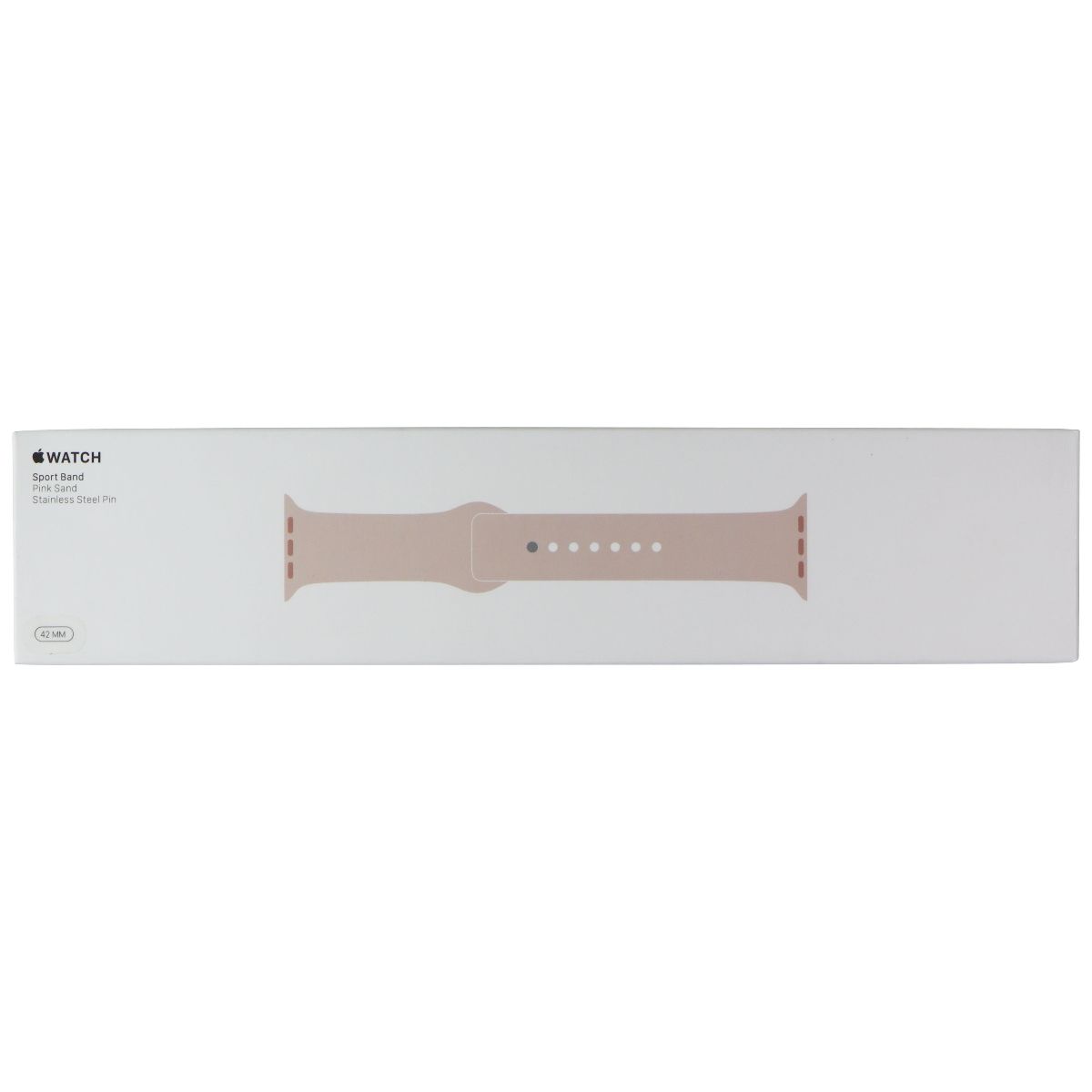 Apple 42mm Sport Band for Apple Watch 45/44/42mm - Pink Sand / Full Set Smart Watch Accessories - Watch Bands Apple - Simple Cell Bulk Wholesale Pricing - USA Seller