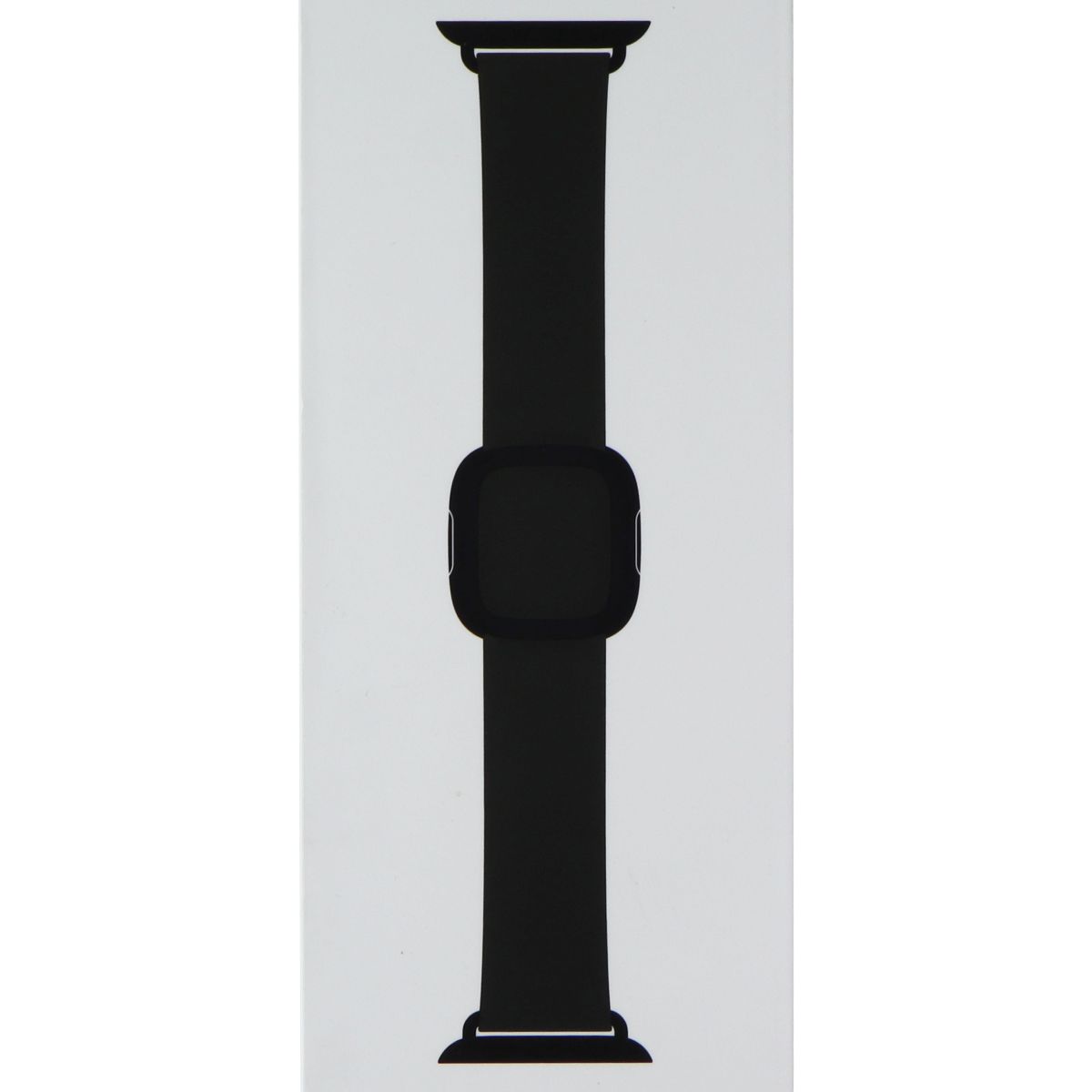 Apple (40mm) Leather Band w/ Modern Buckle for Apple Watch - Black - Small Smart Watch Accessories - Watch Bands Apple    - Simple Cell Bulk Wholesale Pricing - USA Seller