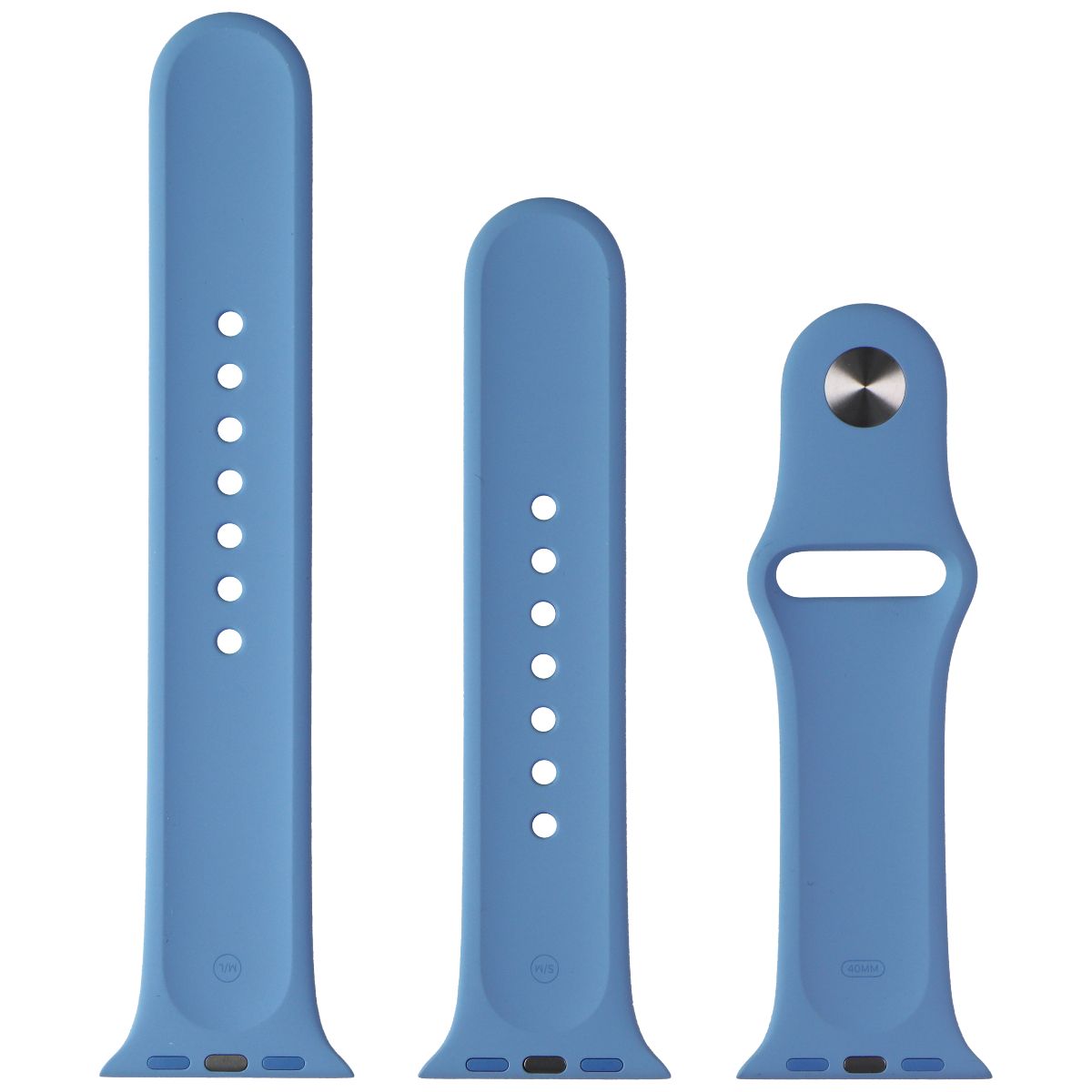 Apple 40mm Watch Sport Band for Apple Watch 38/40/41mm - Cornflower / Full Set Smart Watch Accessories - Watch Bands Apple - Simple Cell Bulk Wholesale Pricing - USA Seller