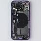 Repair Part - Back Glass with Frame for Apple iPhone 12 Mini - Purple with Logo Cell Phone - Replacement Parts & Tools Apple - Simple Cell Bulk Wholesale Pricing - USA Seller