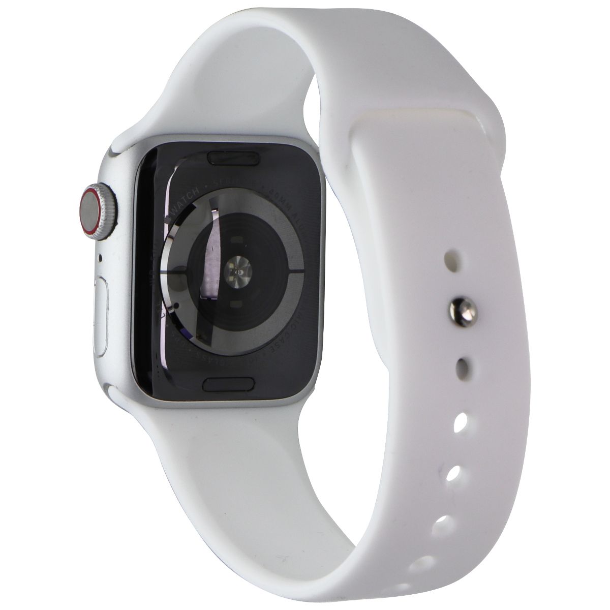 Apple Watch Series 5 (40mm) GPS + LTE - Silver / White Sport (A2094) Smart Watches Apple    - Simple Cell Bulk Wholesale Pricing - USA Seller