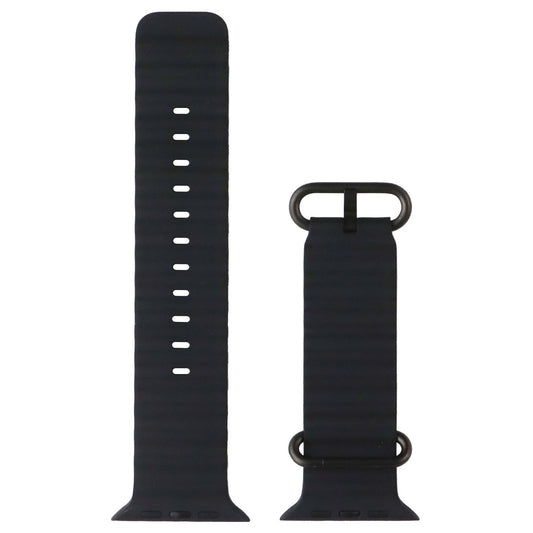 Apple Ocean Band for Apple Watch Ultra Series (49mm) - Black/Black Titanium Smart Watch Accessories - Watch Bands Apple - Simple Cell Bulk Wholesale Pricing - USA Seller