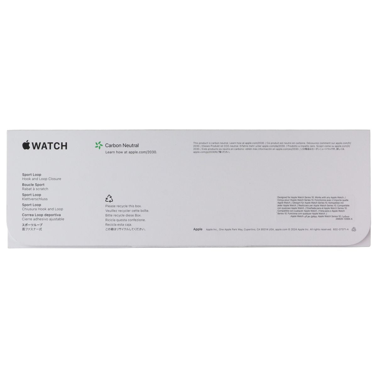 Apple Official Sport Loop for Apple Watch Series 1-10 (46mm) - Ink (One Size)