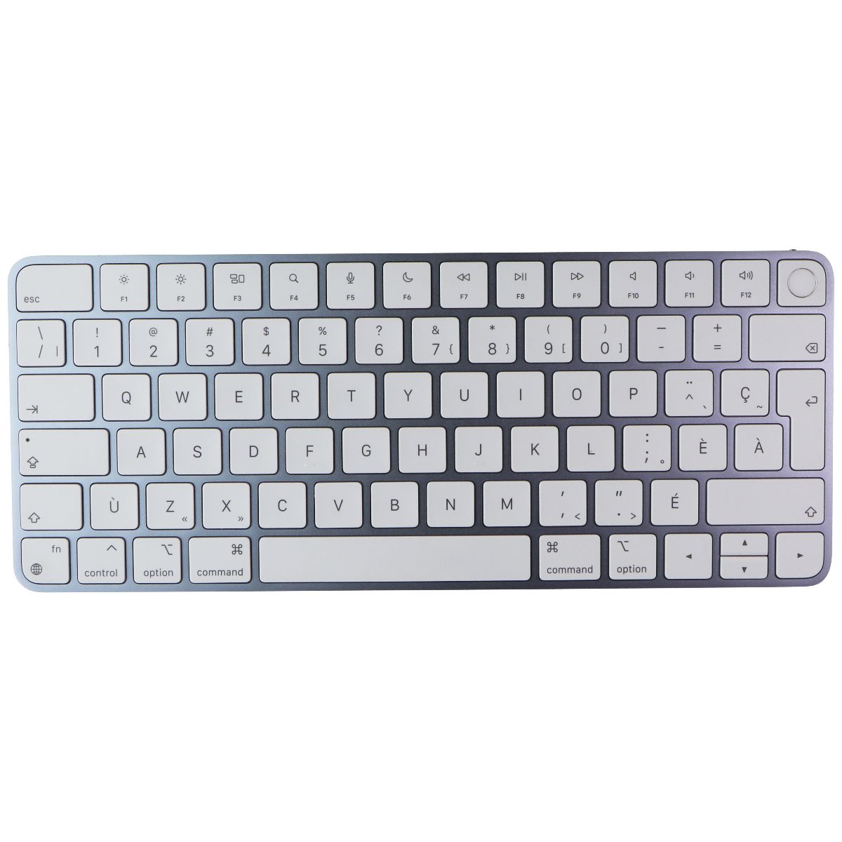 Apple Magic Keyboard with Touch ID (A2449) - Blue (White Keys) Gaming/Console - Keyboards & Keypads Apple - Simple Cell Bulk Wholesale Pricing - USA Seller