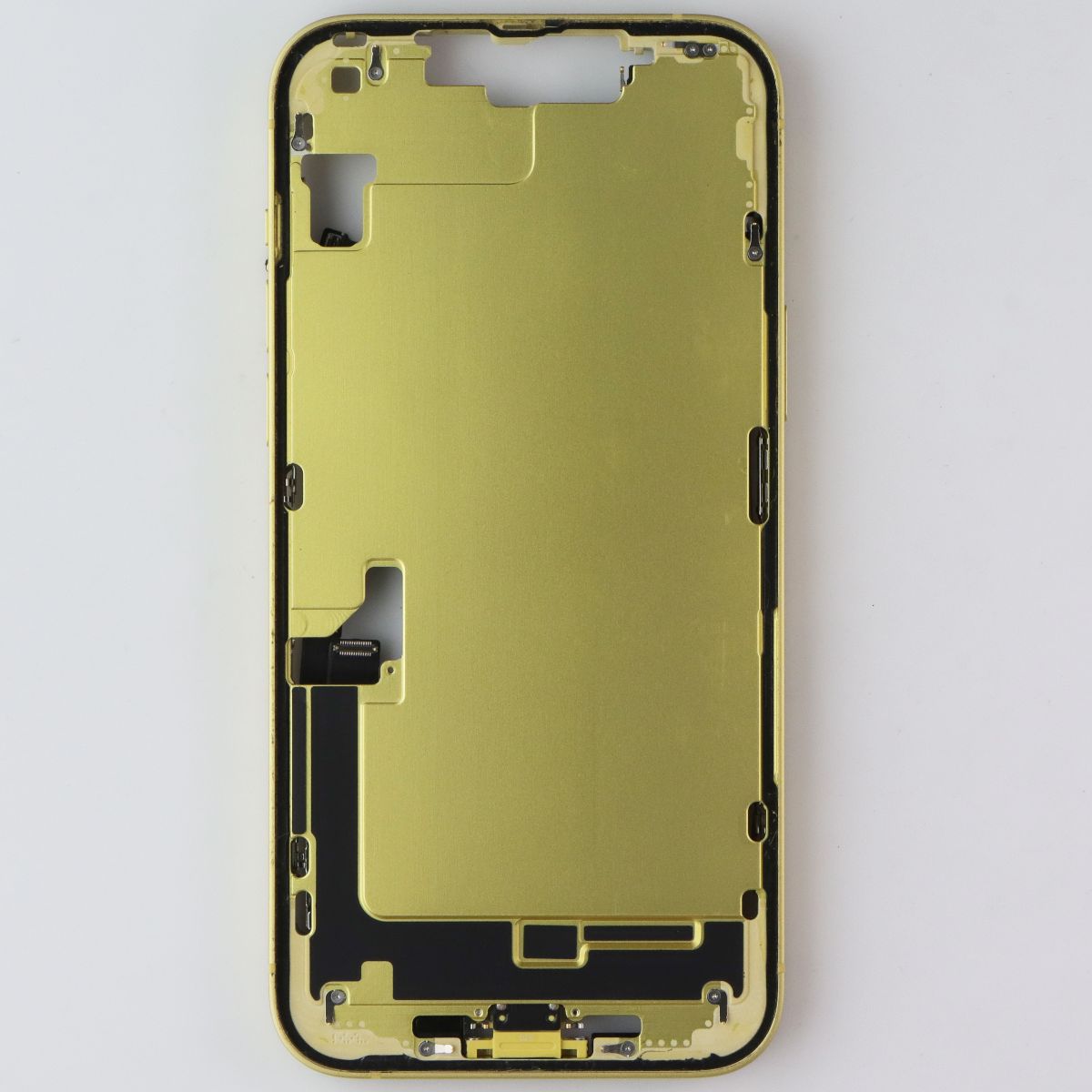 Repair Part OEM Pull Mid Frame Housing for Apple iPhone 14 Plus - Yellow Cell Phone - Replacement Parts & Tools Apple - Simple Cell Bulk Wholesale Pricing - USA Seller