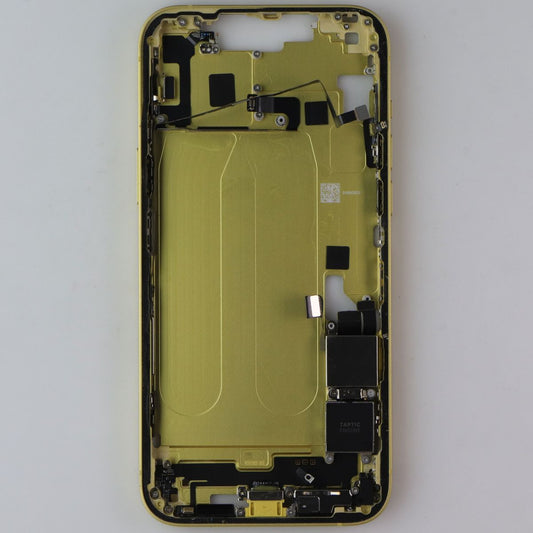 Repair Part OEM Pull Mid Frame Housing for Apple iPhone 14 Plus - Yellow