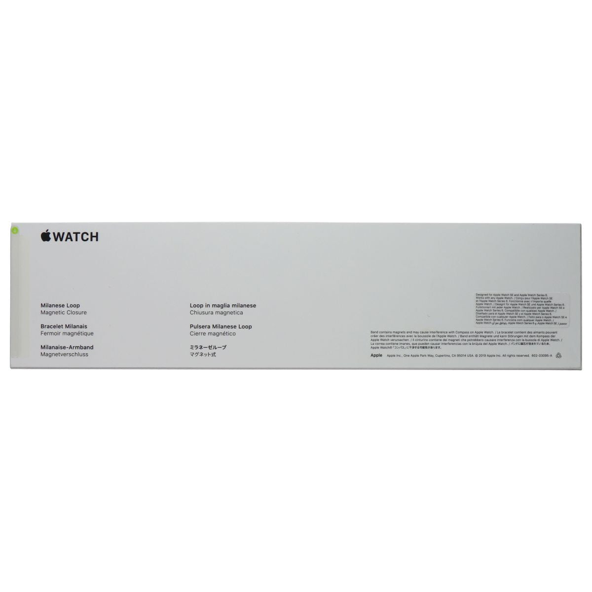 Apple (40mm) Milanese Loop Band for Apple Watch (38/40/41mm) - Silver Smart Watch Accessories - Watch Bands Apple - Simple Cell Bulk Wholesale Pricing - USA Seller